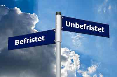 Befristete und unbefristete Verträge