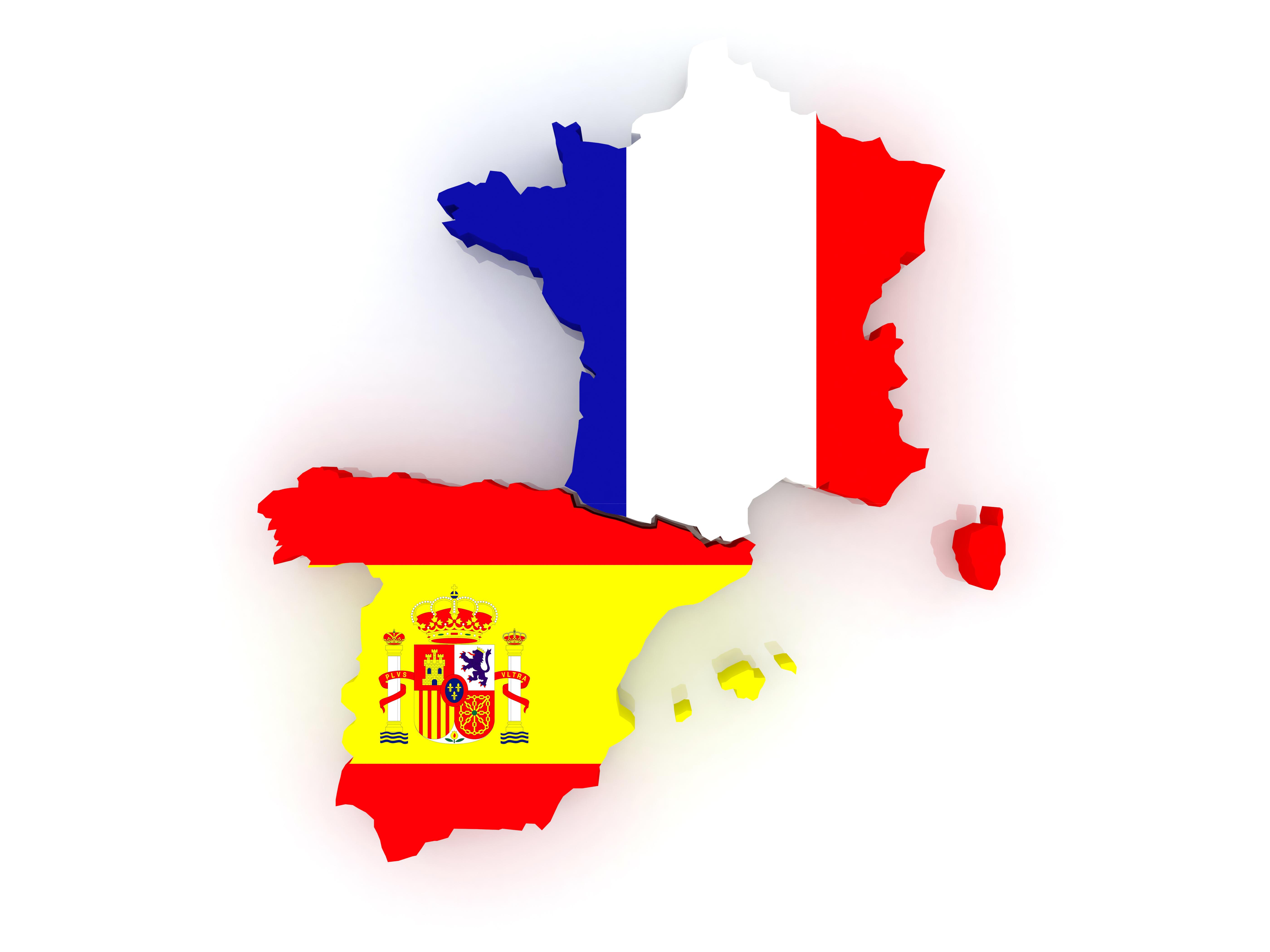 Spanien und Frankreich